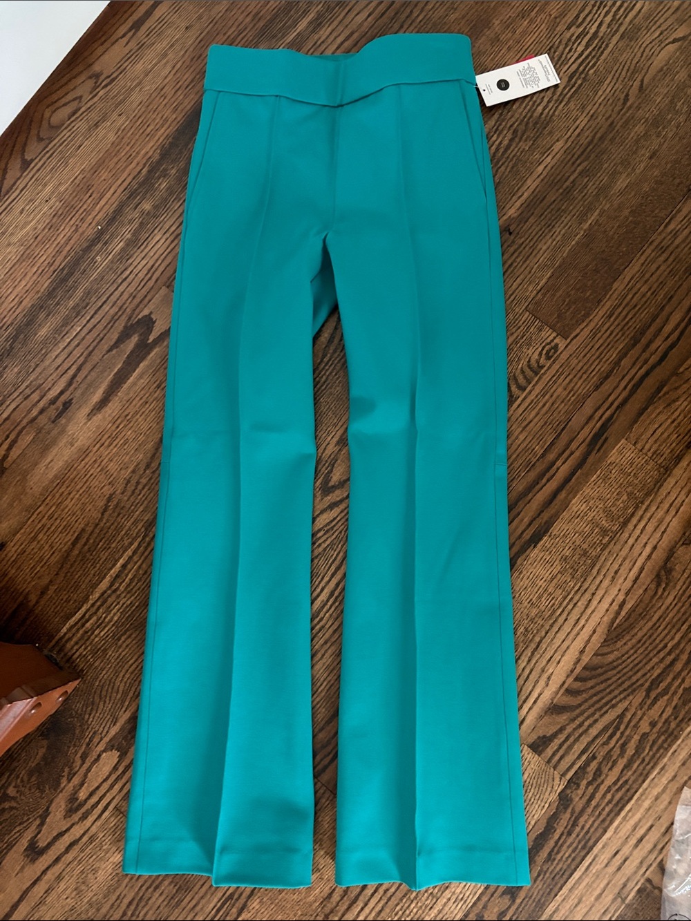 SPANX Teal Flare Ponte Pants